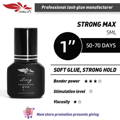 CEIBAM Strong Max 1 Sec Eyelash Extension Glue